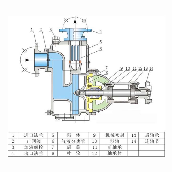 100ZW100-15大型自吸排污泵